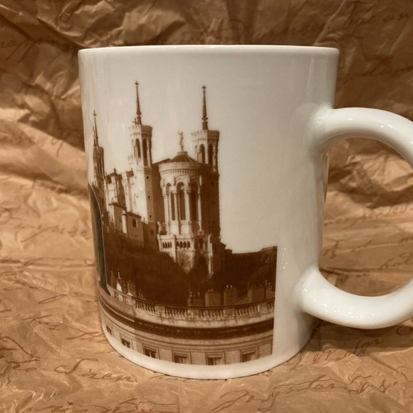 Starbucks Original '94 Collector Series LYON FRANCE Mug Cup VHTF - Picture 5 of 9